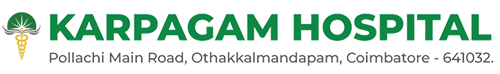 Karpagam Hospital, the best multispeciality hospital in Coimbatore's new logo